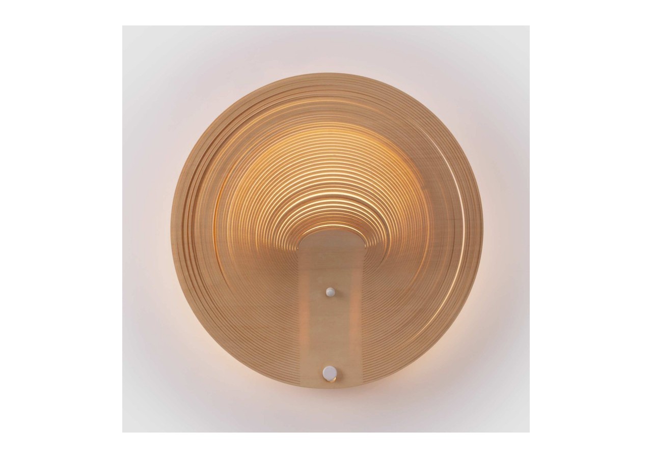 Applique design en bois "Ronda"-16W-diamètre 40cm - BW2207-40 - Barcelona LED