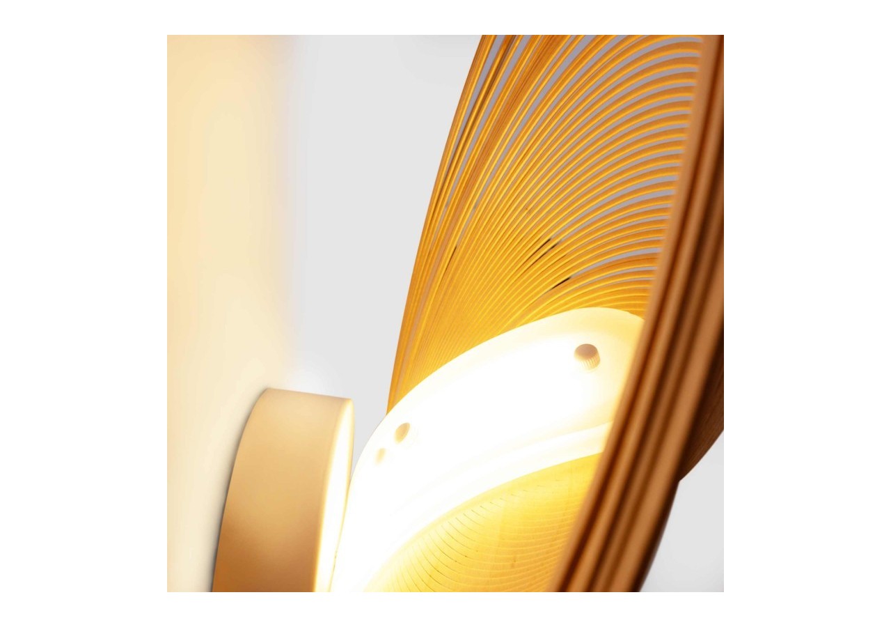 Applique design en bois "Ronda"-16W-diamètre 40cm - BW2207-40 - Barcelona LED