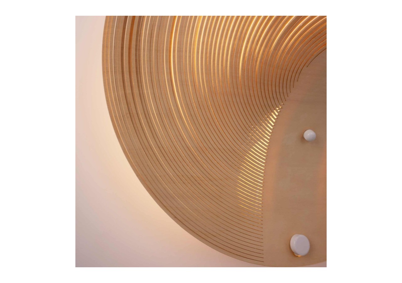 Applique design en bois "Ronda"-16W-diamètre 40cm - BW2207-40 - Barcelona LED