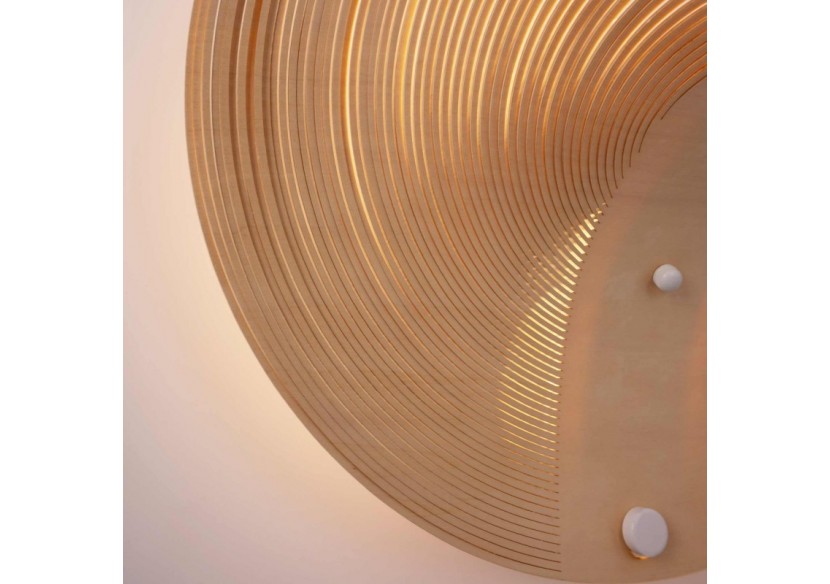 Applique design en bois "Ronda"-16W-diamètre 40cm - BW2207-40 - Barcelona LED Applique design en bois "Ronda"-16W-diamètre 40cm - BW2207-40 - Barcelona LED