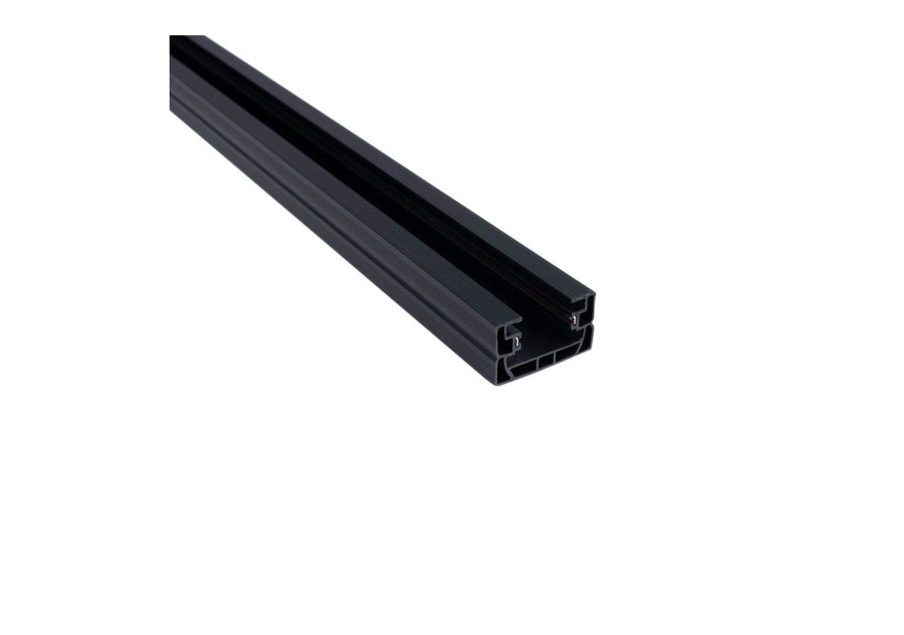 Rail monophasé en PVC pour spots LED-En saillie-2m - BTMP-200-N - Barcelona LED