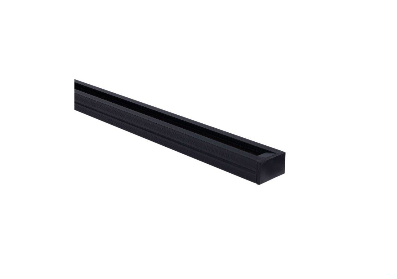 Rail monophasé en PVC pour spots LED-En saillie-2m - BTMP-200-N - Barcelona LED