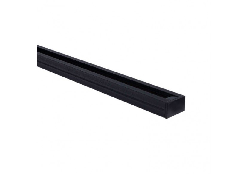 Rail monophasé en PVC pour spots LED-En saillie-2m - BTMP-200-N - Barcelona LED Rail monophasé en PVC pour spots LED-En saillie-2m - BTMP-200-N - Barcelona LED