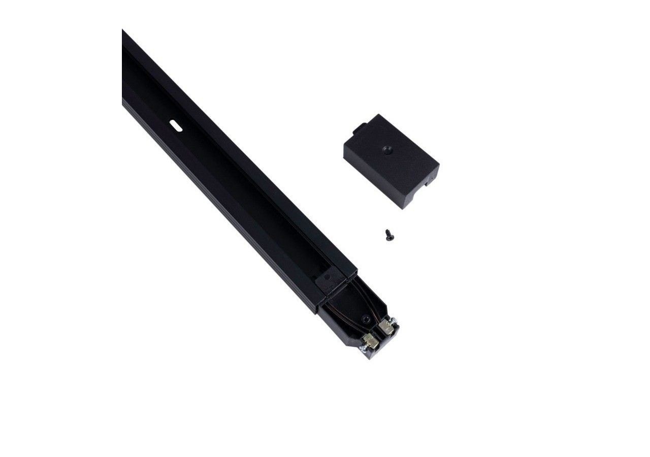 Rail monophasé en PVC pour spots LED-En saillie-2m - BTMP-200-N - Barcelona LED