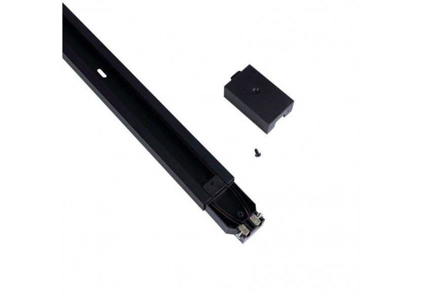 Rail monophasé en PVC pour spots LED-En saillie-2m - BTMP-200-N - Barcelona LED Rail monophasé en PVC pour spots LED-En saillie-2m - BTMP-200-N - Barcelona LED