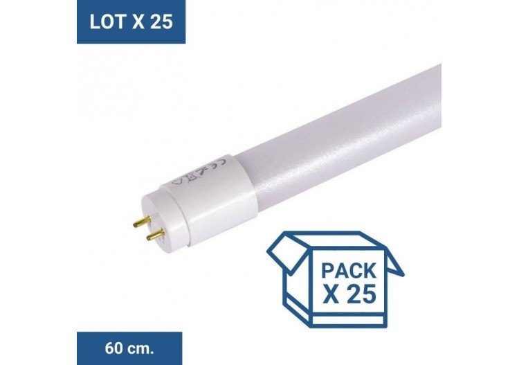Lot de 25-Tube LED T8 60cm-9W-140lm/W - K4012-25BN - Barcelona LED