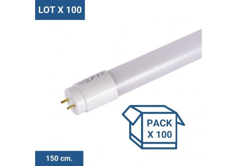 Lot de 100-Tube LED T8 150cm-24W-140lm/W - K4014-100BF - Barcelona LED