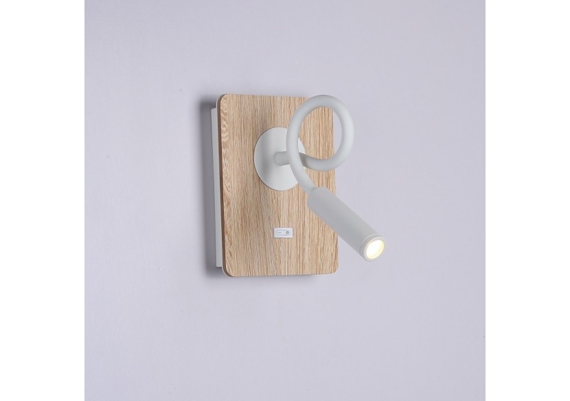 Lot de 2-Applique liseuse flexible "LONDON"-Puce CREE-3W-Blanc - K1511-2B - Barcelona LED Lot de 2-Applique liseuse flexible "LONDON"-Puce CREE-3W-Blanc - K1511-2B - Barcelona LED