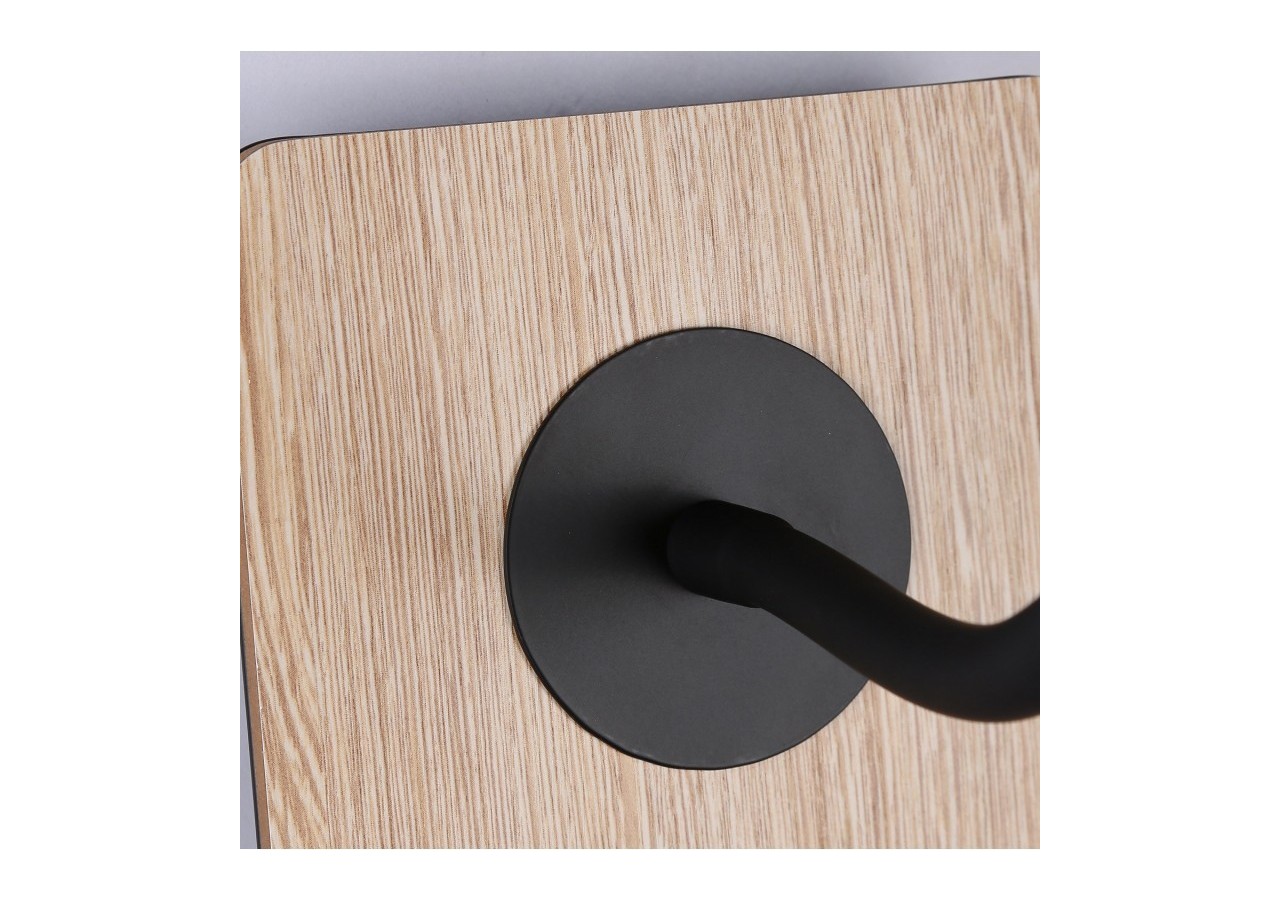 Lot de 2-Applique liseuse flexible "LONDON"-Puce CREE-3W-Noir - K1511-2N - Barcelona LED