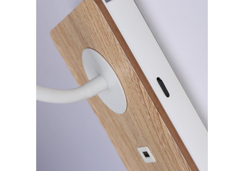 Lot de 2-Applique liseuse flexible avec port USB "LONDON USB"-Puce CREE-3W-Blanc - K1511-USB-2B - Barcelona LED Lot de 2-Applique liseuse flexible avec port USB "LONDON USB"-Puce CREE-3W-Blanc - K1511-USB-2B - Barcelona LED