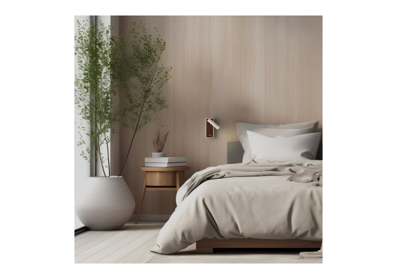 Lot de 2-Applique liseuse "Irene"-3W-Puce CREE-Blanc - K1549-2B - Barcelona LED