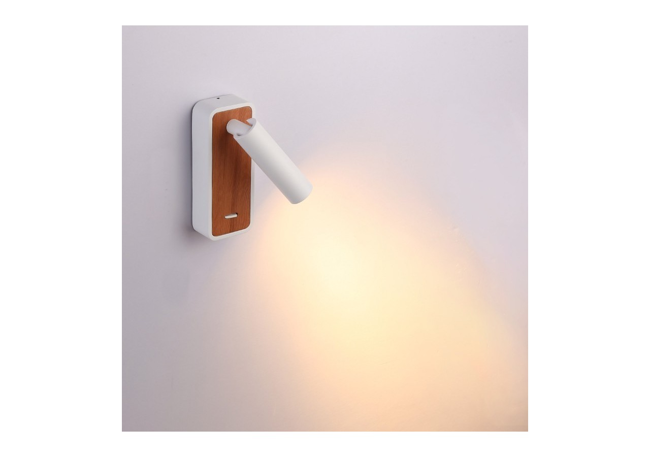 Lot de 2-Applique liseuse "Irene"-3W-Puce CREE-Blanc - K1549-2B - Barcelona LED
