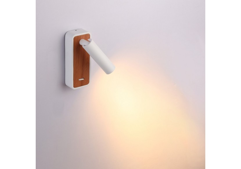 Lot de 2-Applique liseuse "Irene"-3W-Puce CREE-Blanc - K1549-2B - Barcelona LED Lot de 2-Applique liseuse "Irene"-3W-Puce CREE-Blanc - K1549-2B - Barcelona LED