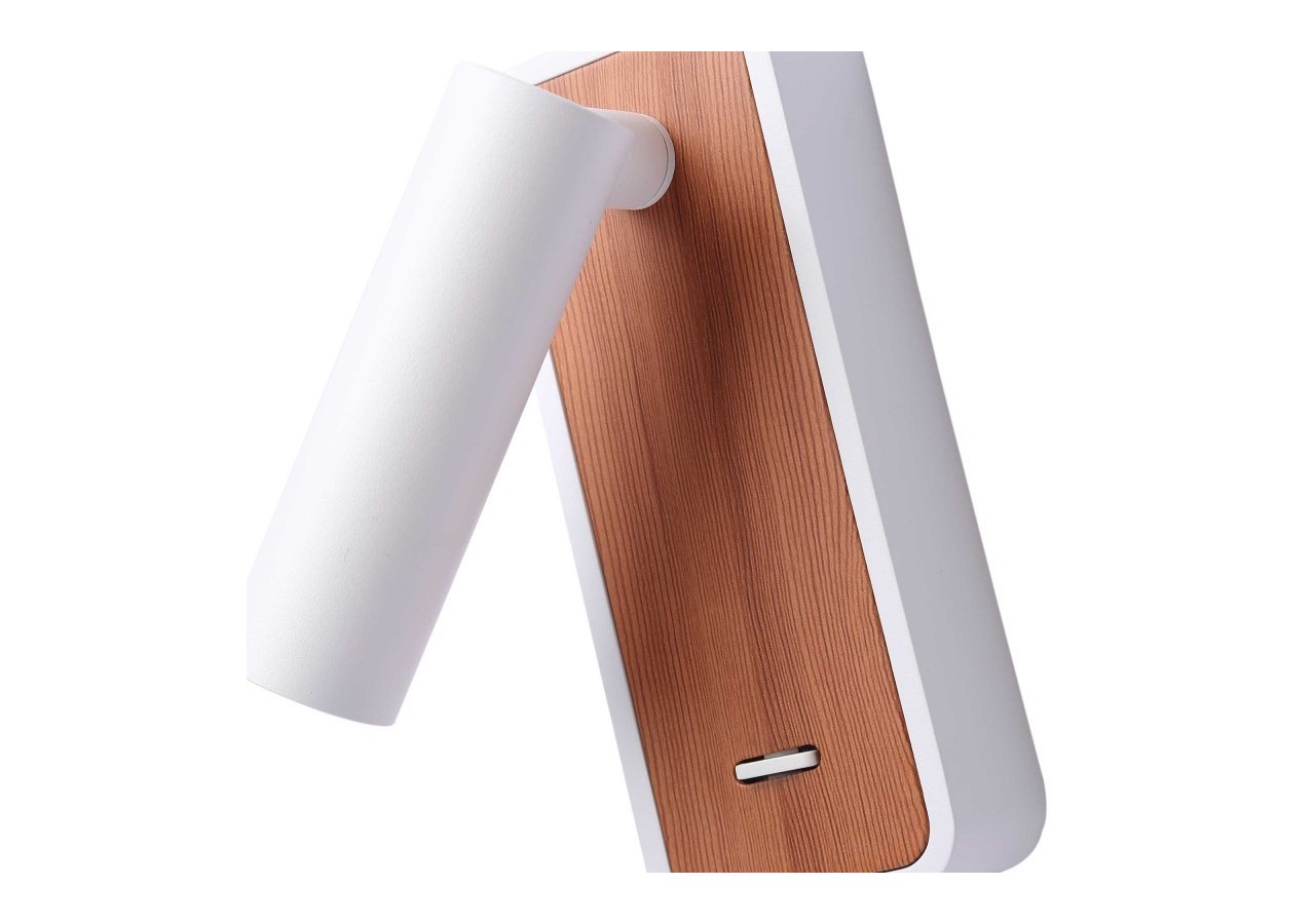 Lot de 2-Applique liseuse "Irene"-3W-Puce CREE-Blanc - K1549-2B - Barcelona LED