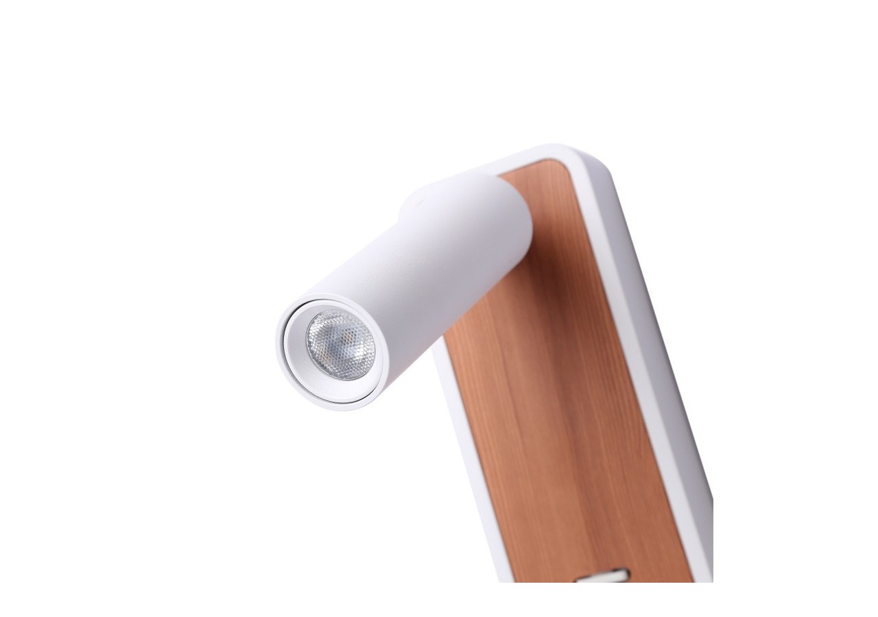 Lot de 2-Applique liseuse "Irene"-3W-Puce CREE-Blanc - K1549-2B - Barcelona LED