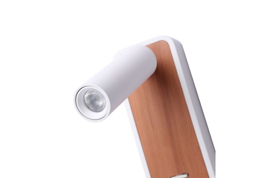 Lot de 2-Applique liseuse "Irene"-3W-Puce CREE-Blanc - K1549-2B - Barcelona LED Lot de 2-Applique liseuse "Irene"-3W-Puce CREE-Blanc - K1549-2B - Barcelona LED