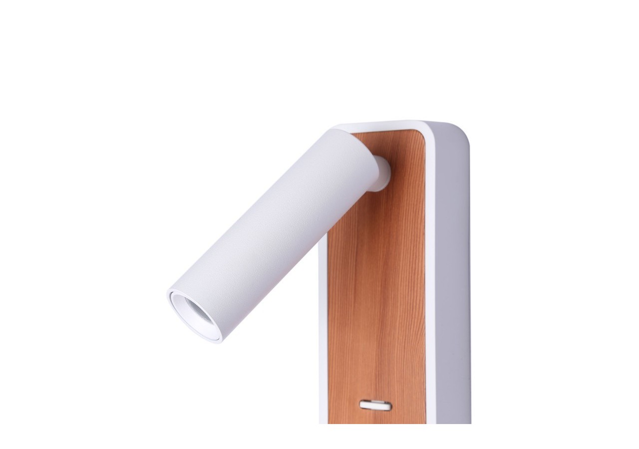 Lot de 2-Applique liseuse "Irene"-3W-Puce CREE-Blanc - K1549-2B - Barcelona LED