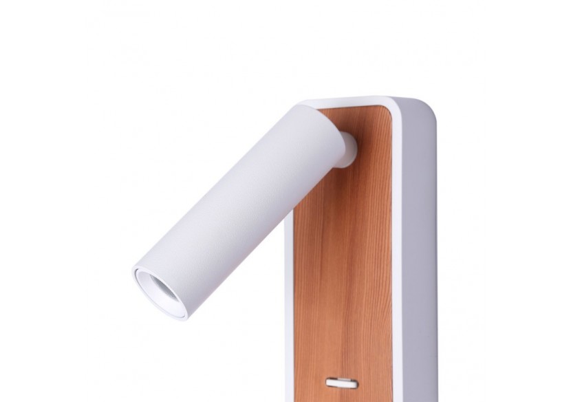Lot de 2-Applique liseuse "Irene"-3W-Puce CREE-Blanc - K1549-2B - Barcelona LED Lot de 2-Applique liseuse "Irene"-3W-Puce CREE-Blanc - K1549-2B - Barcelona LED