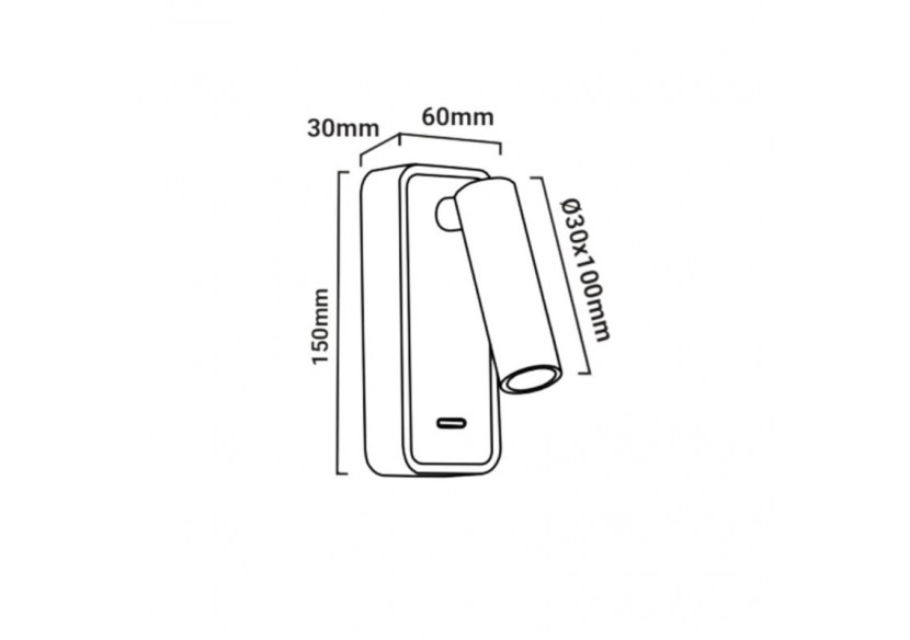 Lot de 2-Applique liseuse "Irene"-3W-Puce CREE-Blanc - K1549-2B - Barcelona LED Lot de 2-Applique liseuse "Irene"-3W-Puce CREE-Blanc - K1549-2B - Barcelona LED