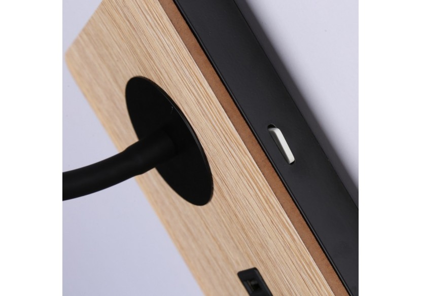 Lot de 2-Applique liseuse flexible avec port USB "LONDON USB"-Puce CREE-3W-Noir - K1511-USB-2N - Barcelona LED Lot de 2-Applique liseuse flexible avec port USB "LONDON USB"-Puce CREE-3W-Noir - K1511-USB-2N - Barcelona LED
