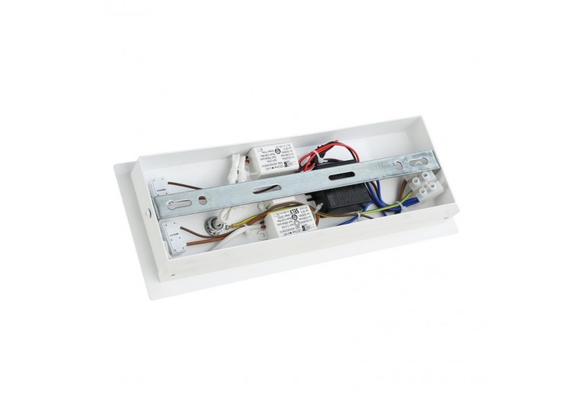 Lot de 2-Applique liseuse avec port USB "Kerta"-Double éclairage-3W+7W-Blanc - K1512-USB-2B - Barcelona LED Lot de 2-Applique liseuse avec port USB "Kerta"-Double éclairage-3W+7W-Blanc - K1512-USB-2B - Barcelona LED