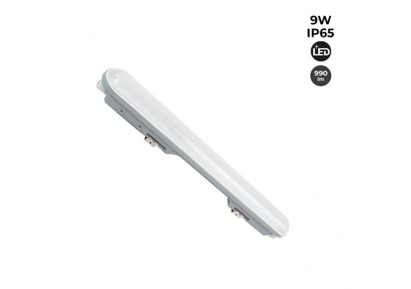 Lot x 20-Réglette étanche LED connectable 9W-60cm-IP65-4000K - K8420-20-60BN - Barcelona LED