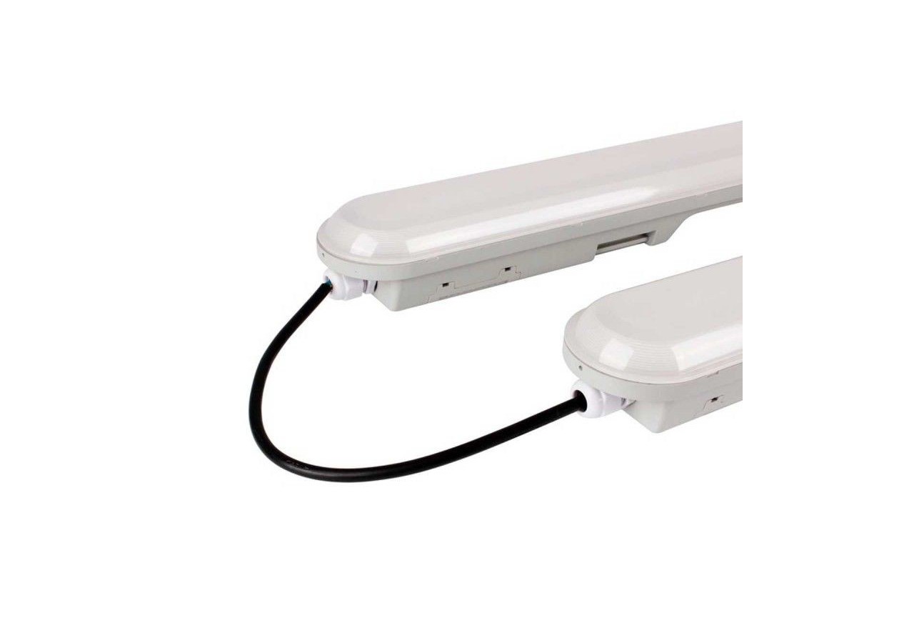 Lot x 20-Réglette étanche LED connectable 9W-60cm-IP65-4000K - K8420-20-60BN - Barcelona LED