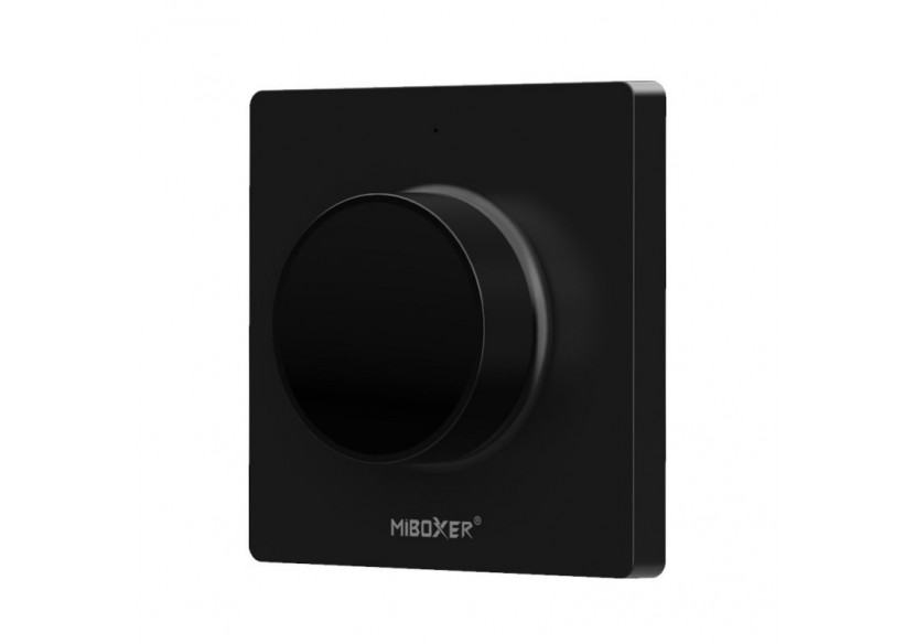 Interrupteur variateur rotatif RF-Monochrome + CCT-Base magnétique-Mi Light-Noir - K1B - Barcelona LED