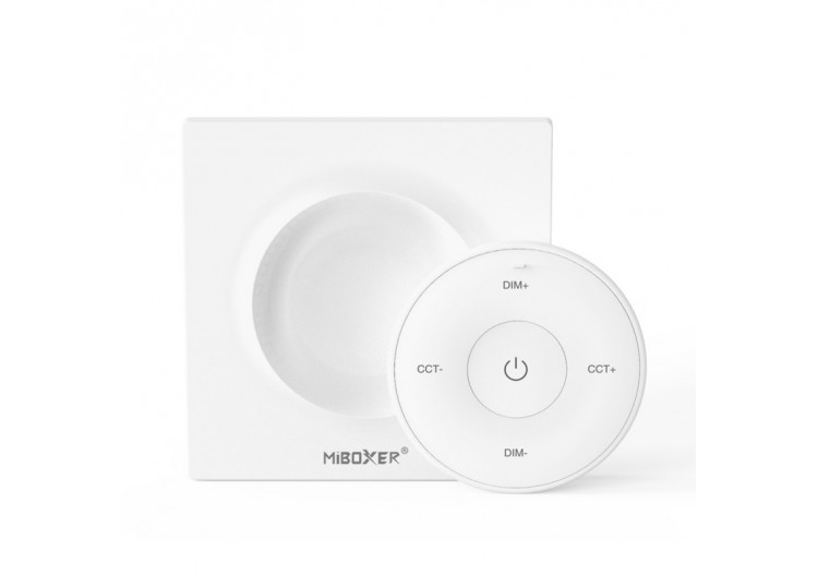 Mini variateur de lumière RF-Monochrome + CCT-Base magnétique-Mi Light-Blanc - K2 - Barcelona LED