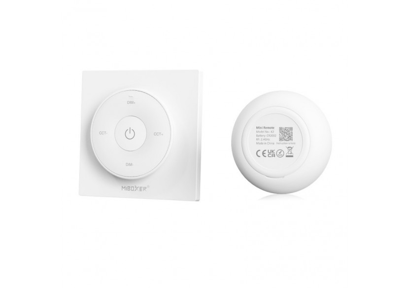 Mini variateur de lumière RF-Monochrome + CCT-Base magnétique-Mi Light-Blanc - K2 - Barcelona LED