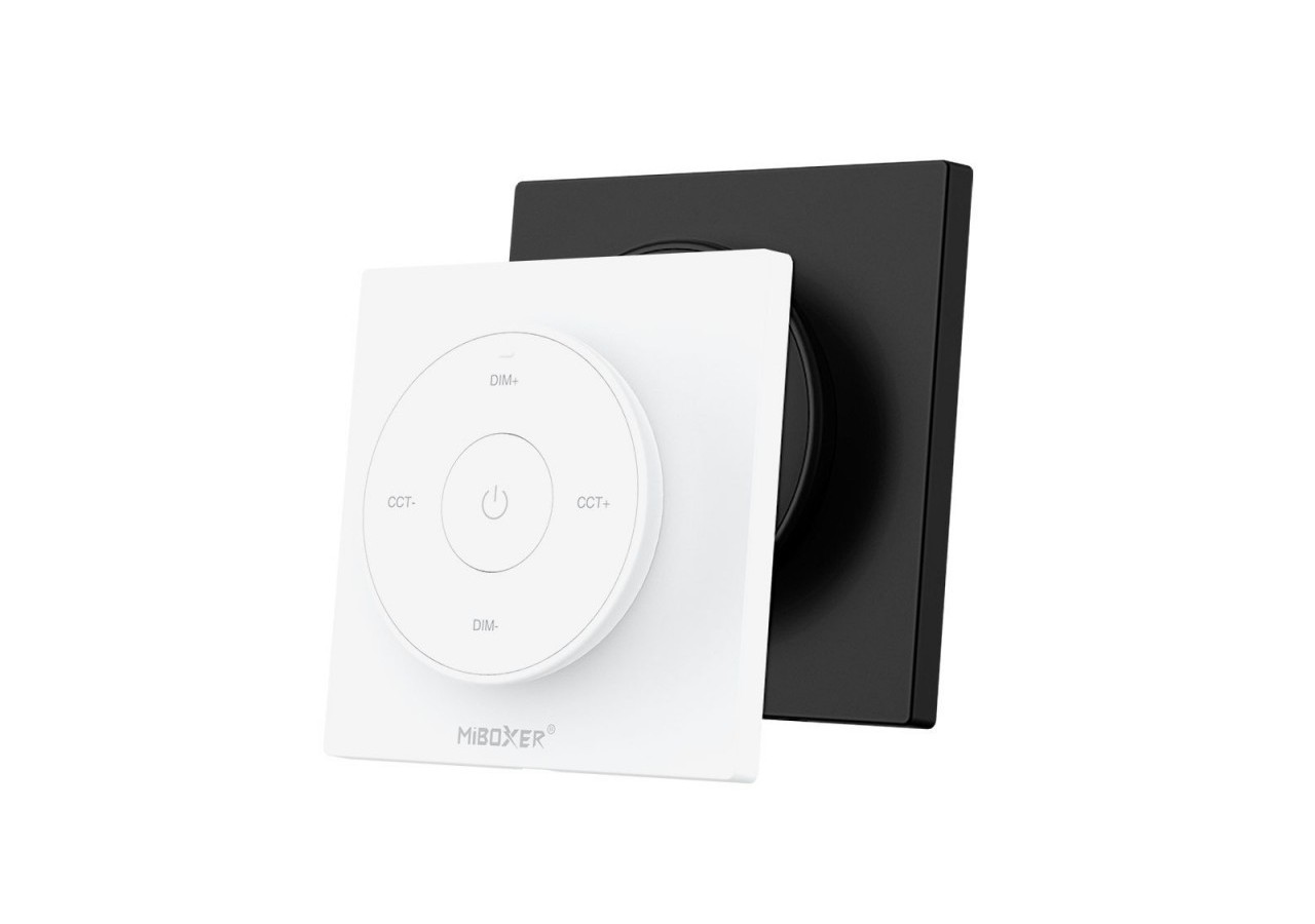 Mini variateur de lumière RF-Monochrome + CCT-Base magnétique-Mi Light-Noir - K2B - Barcelona LED