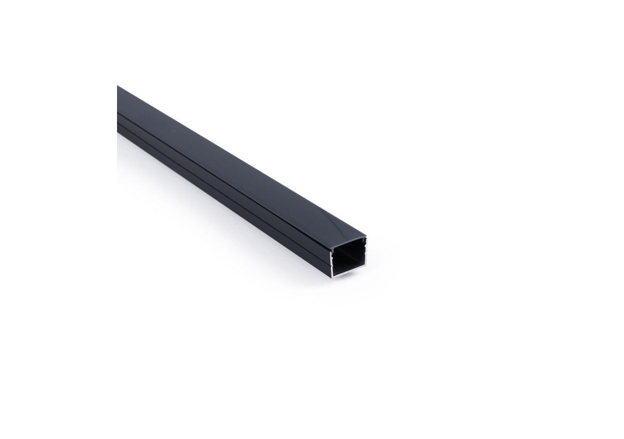 Profilé de surface en aluminium avec diffuseur-Kit complet-18 x13mm-Ruban LED jusqu'à 15 mm-2m - BXT-340-N - Barcelona LED