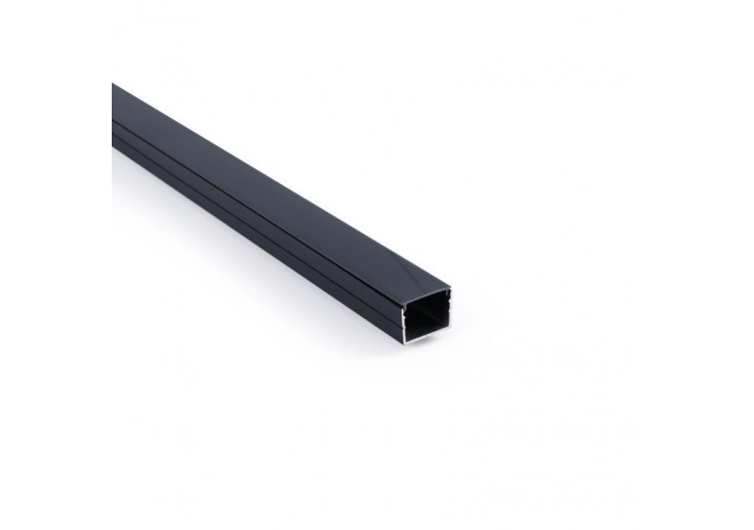 Profilé de surface en aluminium avec diffuseur-Kit complet-18 x13mm-Ruban LED jusqu'à 15 mm-2m - BXT-340-N - Barcelona LED