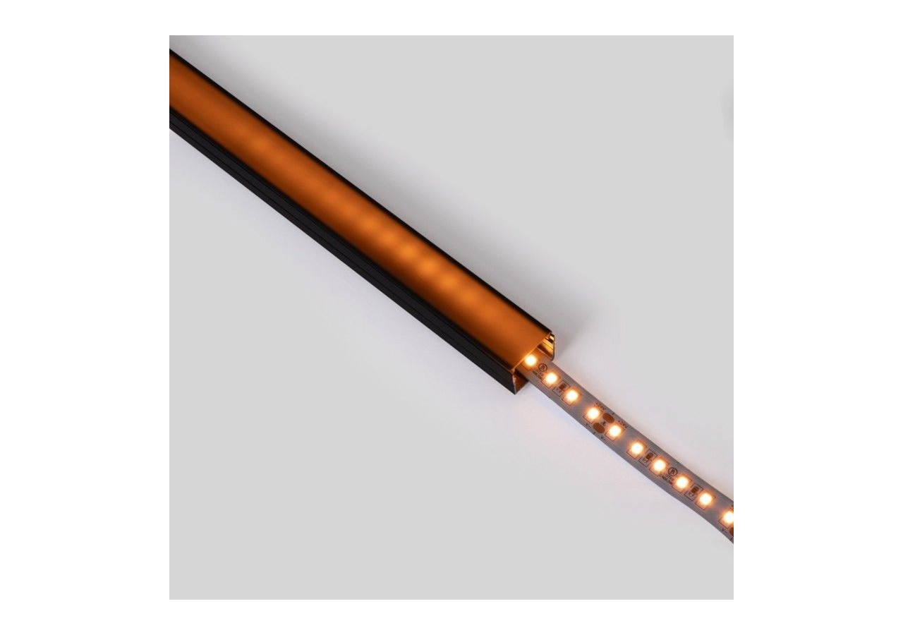 Profilé de surface en aluminium avec diffuseur-Kit complet-18 x13mm-Ruban LED jusqu'à 15 mm-2m - BXT-340-N - Barcelona LED