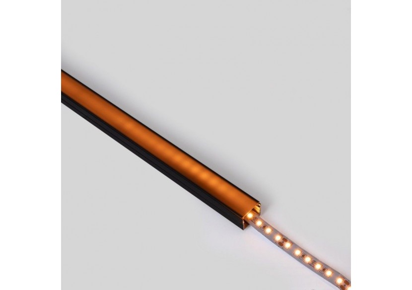 Profilé de surface en aluminium avec diffuseur-Kit complet-18 x13mm-Ruban LED jusqu'à 15 mm-2m - BXT-340-N - Barcelona LED