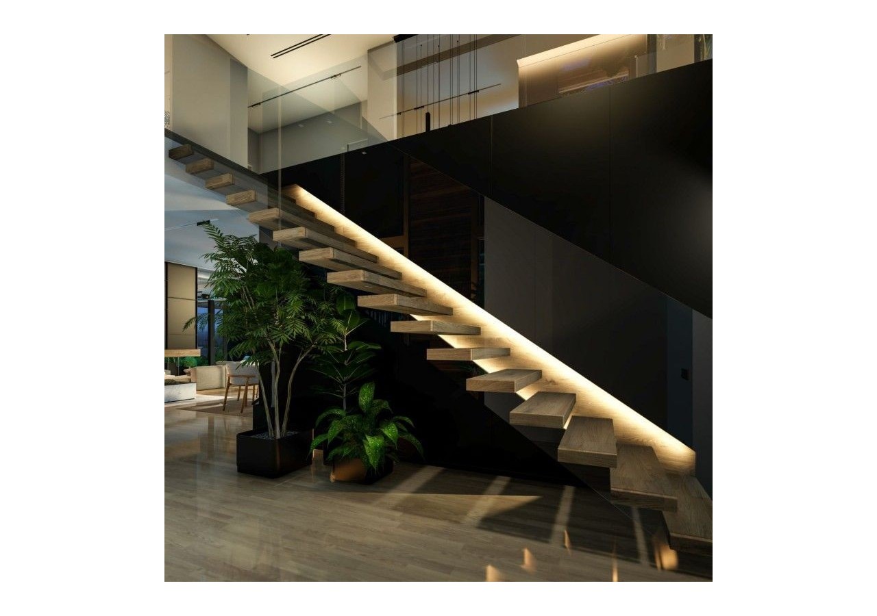 Profilé de surface en aluminium avec diffuseur-Kit complet-18 x13mm-Ruban LED jusqu'à 15 mm-2m - BXT-340-N - Barcelona LED