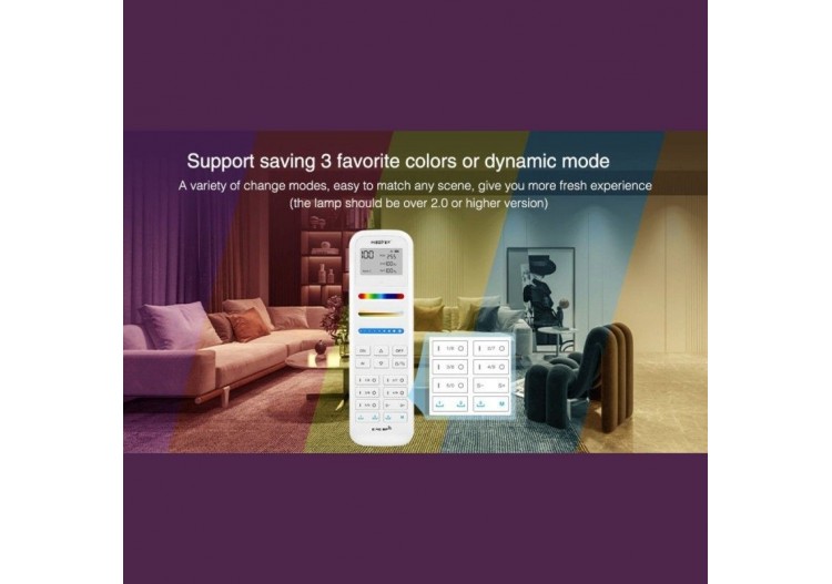 Télécommande LED RGB + CCT-100 Zones-BLANC-FUT100-Mi Light - FUT100 - Barcelona LED 2