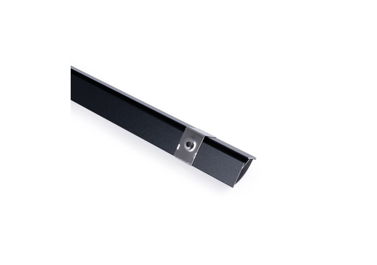 Profilé d'angle en aluminium avec diffuseur-Kit complet-20x20mm -Ruban LED jusqu'à 10mm-2m - BXT-632-N - Barcelona LED