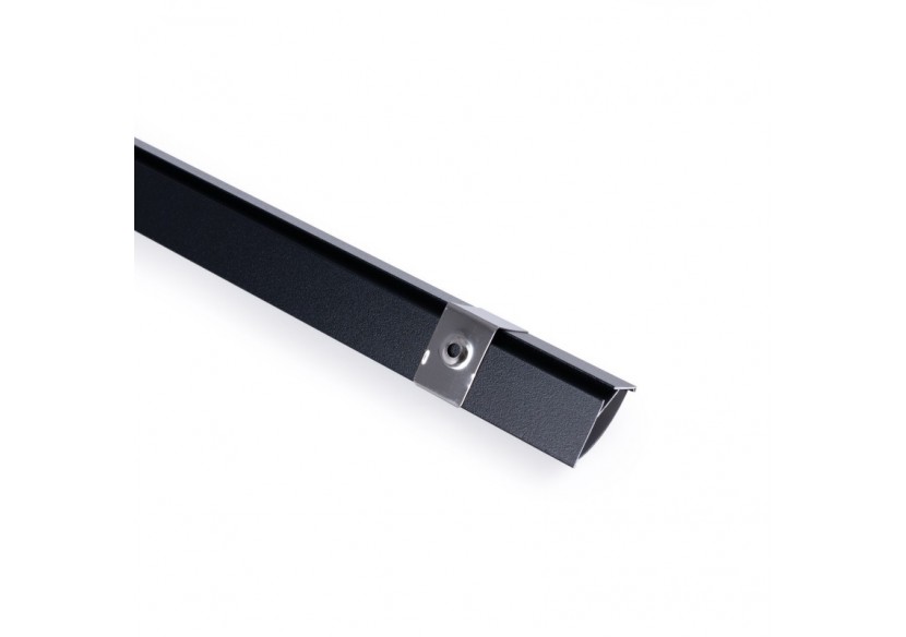 Profilé d'angle en aluminium avec diffuseur-Kit complet-20x20mm -Ruban LED jusqu'à 10mm-2m - BXT-632-N - Barcelona LED