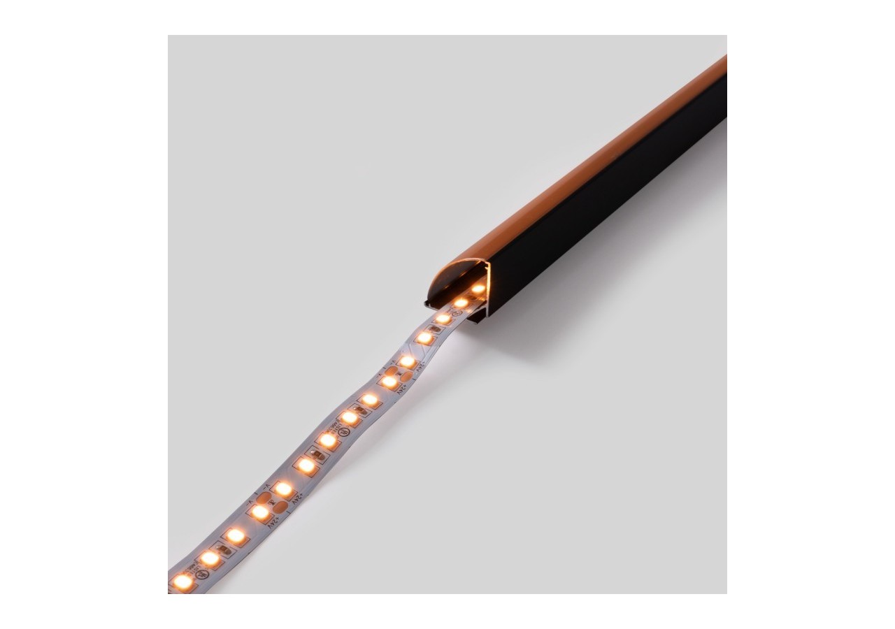 Profilé d'angle en aluminium avec diffuseur-Kit complet-20x20mm -Ruban LED jusqu'à 10mm-2m - BXT-632-N - Barcelona LED