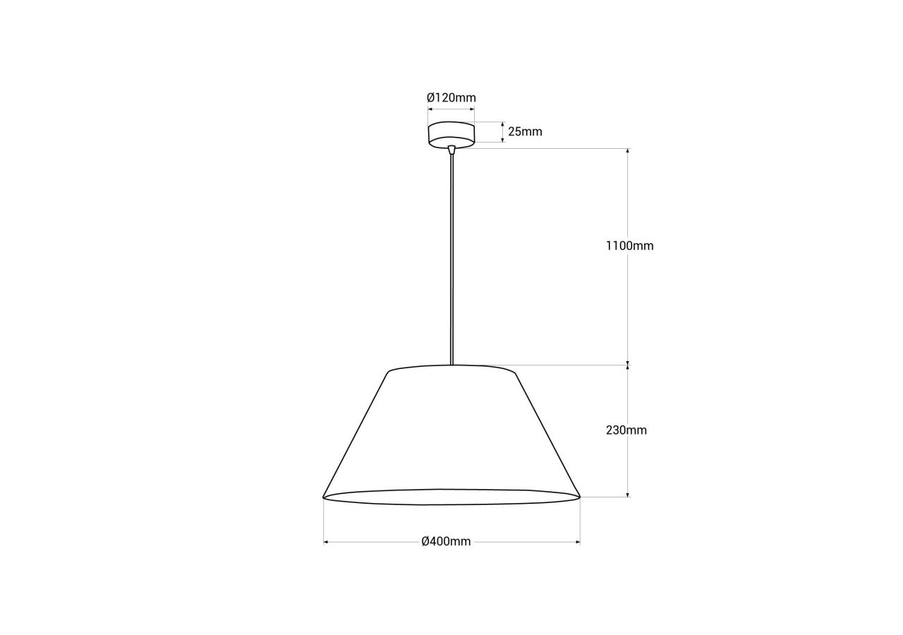 Suspension acoustique "Gandal 40"-diamètre 40cm - B314-400-G - Barcelona LED