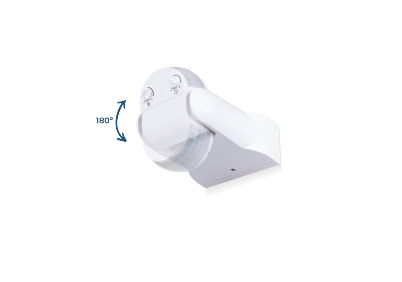 Capteur de mouvement en saillie PIR 180 degrés-IP54 - SP16A - Barcelona LED