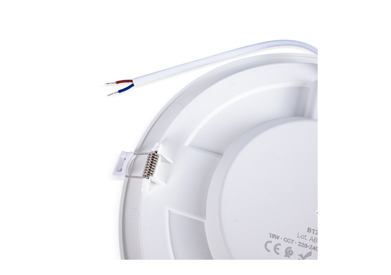 Downlight LED CCT avec capteur PIR 18W-Découpe diamètre 200-210mm - B1267-S-CCT - Barcelona LED