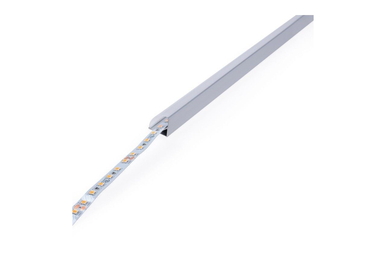 Profilé d'angle en aluminium avec diffuseur-Kit complet-15,8x15,8mm-Ruban LED jusqu'à 10 mm-2m - BXT-58-P - Barcelona LED