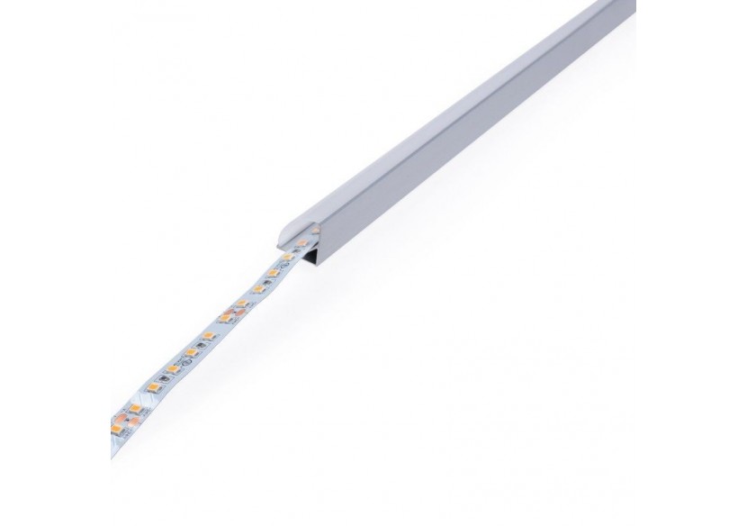 Profilé d'angle en aluminium avec diffuseur-Kit complet-15,8x15,8mm-Ruban LED jusqu'à 10 mm-2m - BXT-58-P - Barcelona LED