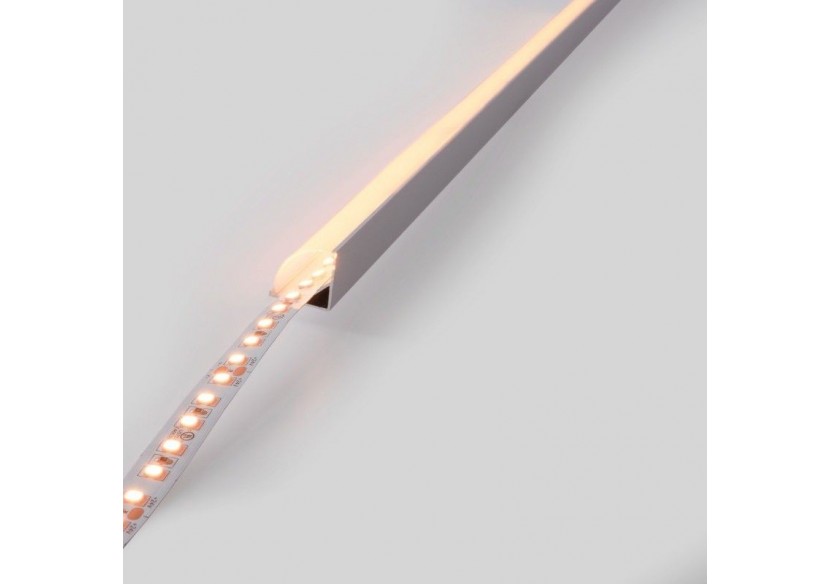 Profilé d'angle en aluminium avec diffuseur-Kit complet-15,8x15,8mm-Ruban LED jusqu'à 10 mm-2m - BXT-58-P - Barcelona LED