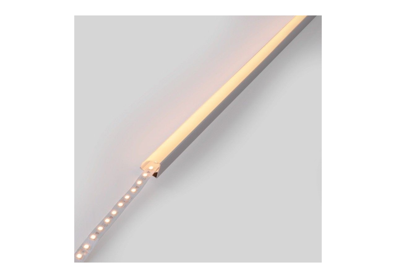 Profilé d'angle en aluminium avec diffuseur-Kit complet-15,8x15,8mm-Ruban LED jusqu'à 10 mm-2m - BXT-58-P - Barcelona LED