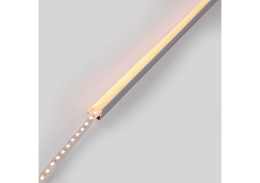 Profilé d'angle en aluminium avec diffuseur-Kit complet-15,8x15,8mm-Ruban LED jusqu'à 10 mm-2m - BXT-58-P - Barcelona LED