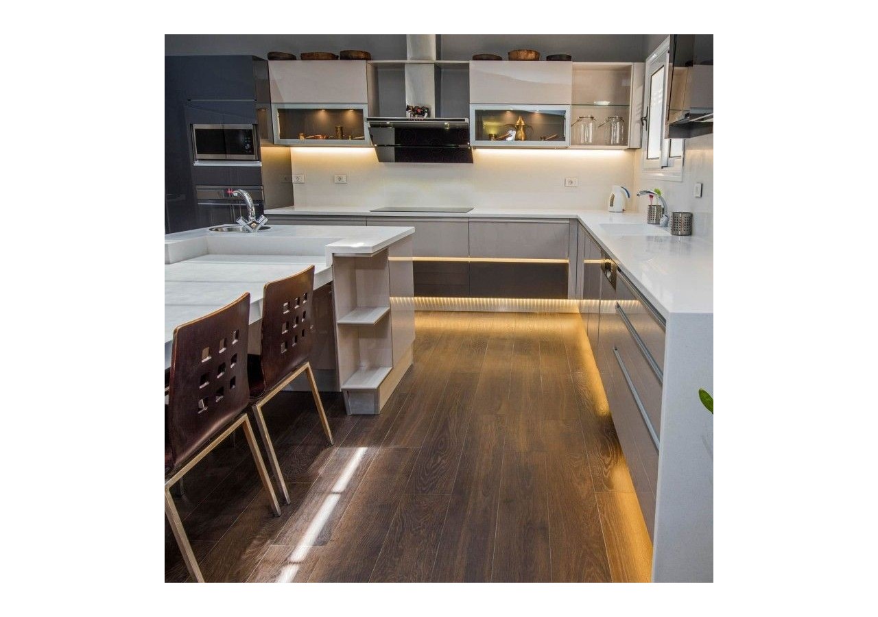 Profilé d'angle en aluminium avec diffuseur-Kit complet-15,8x15,8mm-Ruban LED jusqu'à 10 mm-2m - BXT-58-P - Barcelona LED