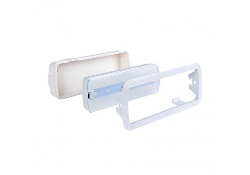 Bloc de secours 3W-3 h d'autonomie + boîtier encastrable-IP20 - K_B1057 - Barcelona LED Bloc de secours 3W-3 h d'autonomie + boîtier encastrable-IP20 - K_B1057 - Barcelona LED